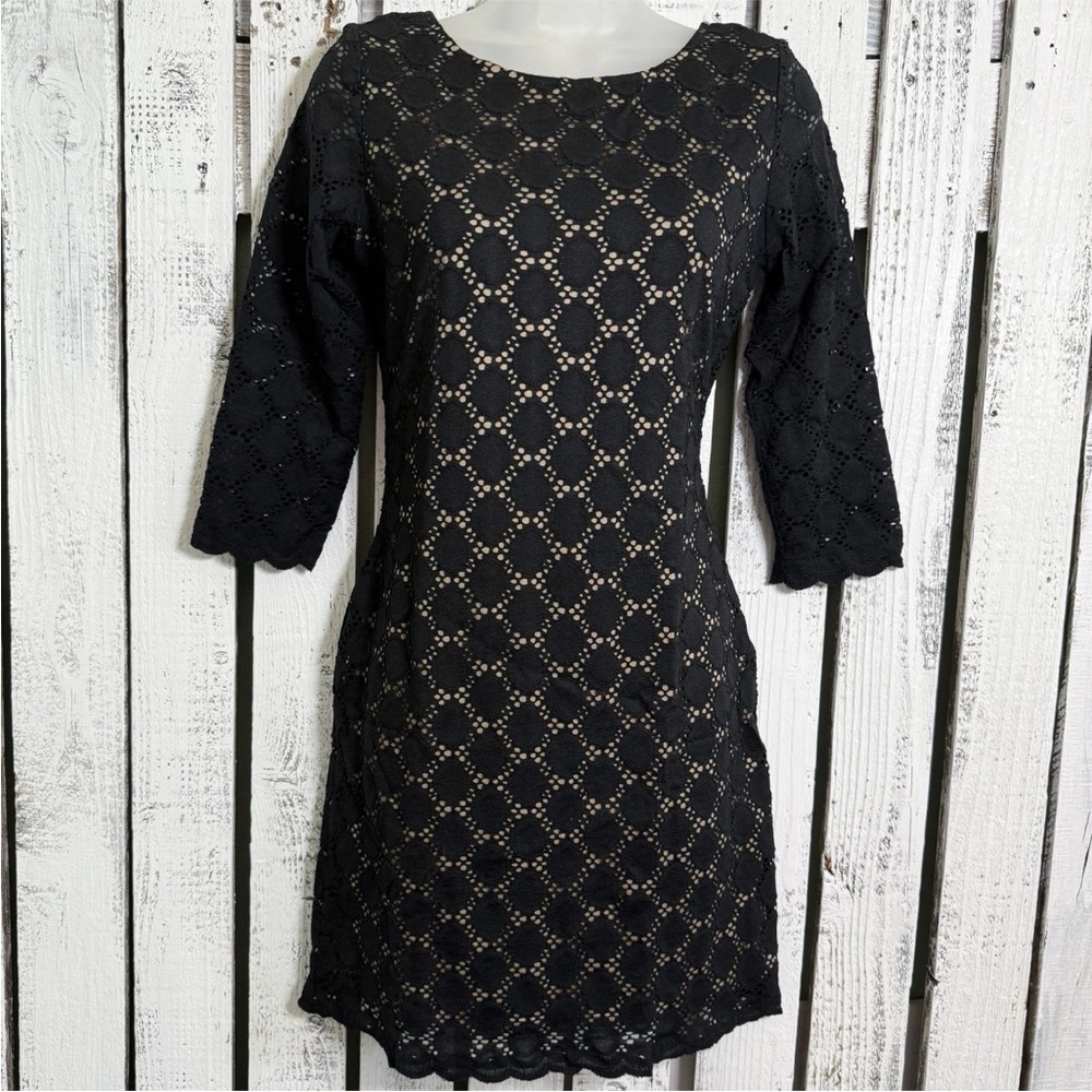 Ronni Nicole Full Lace Dress Party Cocktail Evening Black Size 4P Holiday‎ Event